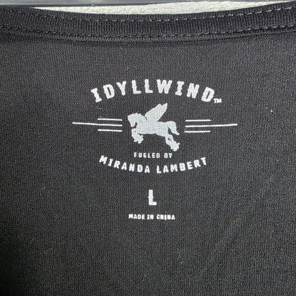 Womens Idyllwind Pennington Faux Suede Twisted Fringe Top Sleeveless V Neck L - Picture 2 of 9